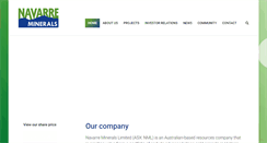 Desktop Screenshot of navarre.com.au
